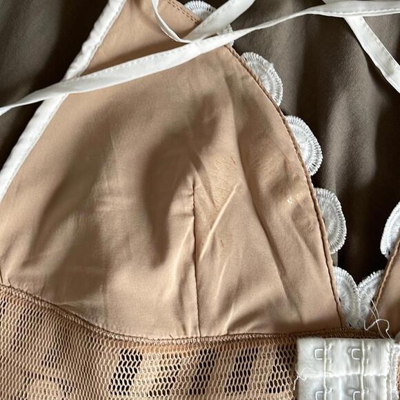 White lace mesh corset bralette - Picture 6 of 6